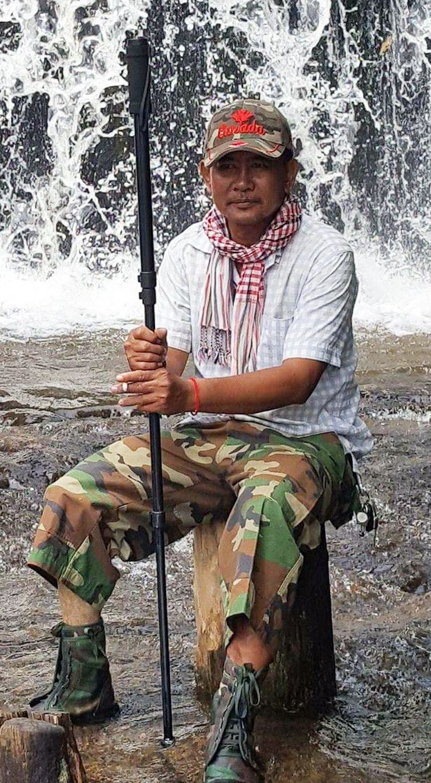 Soun Rattana, historical guide and landmine survivor